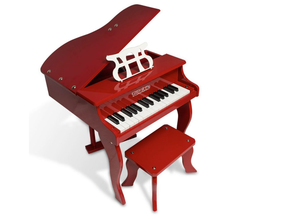 PIANO INFANTIL ELETRICO TURBINHO VERMELHO E-PIANO-RD - PIANO