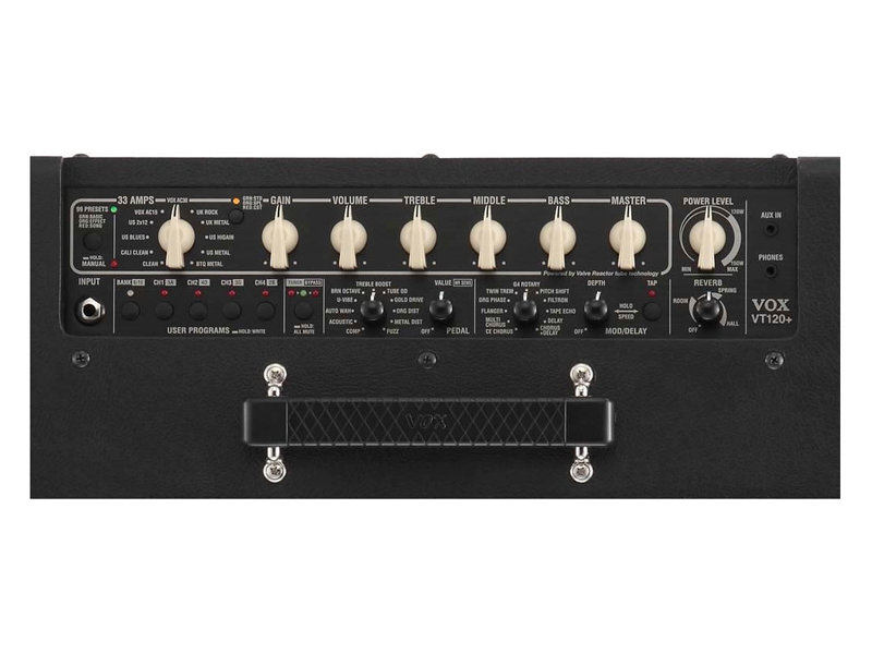MENSAGEIRO MUSICAL CUBO VOX VALVETRONIX VT120+