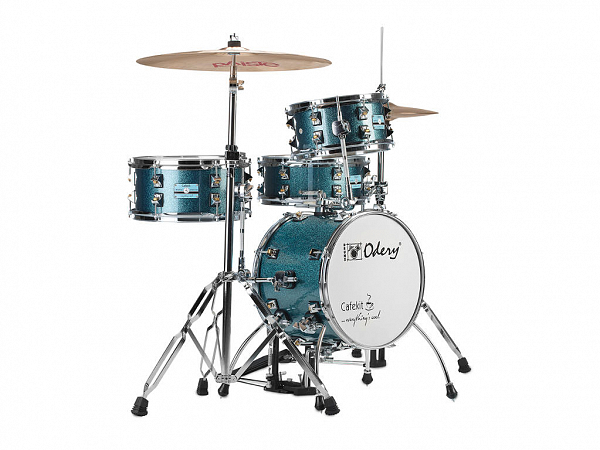 BATERIA ODERY CAFE KIT BLUE SPARKLE