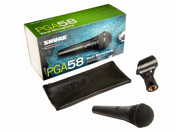 MICROFONE SHURE PGA 58 LC