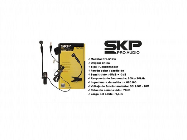 MICROFONE SKP SA PRO 519W SOPRO