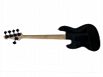 BAIXO WALDMAN JAZZ BASS 5C ATIVO GJJ505A FBF FLAMED BLACK FLAT