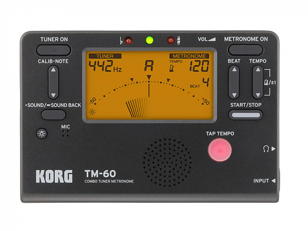 METRONOMO KORG AFINADOR TM 60 BK