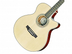 VIOLAO EAGLE AÇO ELETRICO CH 70 NATURAL - MINI JUMBO C/BAG