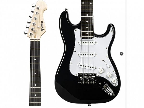 GUITARRA PHX STRATO JUVENIL 3/4 PRETA IST1-BK