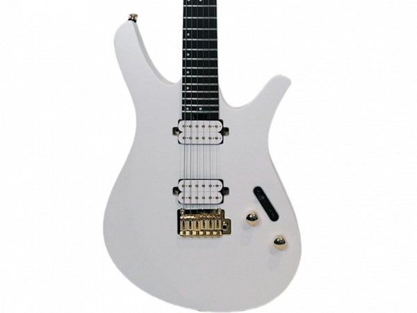 GUITARRA DIVITONE SUPER STRATO DSG 10 AO SMART C/ EFEITOS ARCTIC ORE BRANCO C/ DOURADO