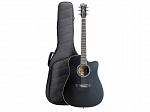 VIOLAO TAGIMA AÇO ELETRICO SUNSET BKOP BLACK OPEN PORE - FOLK C/BAG