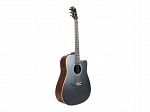 VIOLAO TAGIMA AÇO ELETRICO SUNSET BKOP BLACK OPEN PORE - FOLK C/BAG