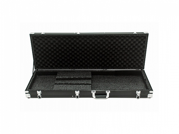 CASE SOMCASE GUITARRA RETANGULAR STRATO e TELE Black & Cromo