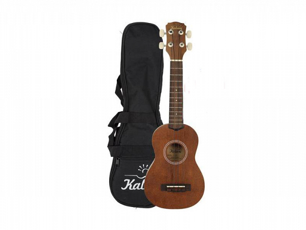 UKULELE KALANI SOPRANO 21 TRIBES TABACO SAPELE KAL 200 ST C/ BAG