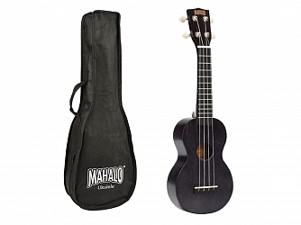 UKULELE MAHALO SOPRANO MK1TBK PRETO C/ CAPA