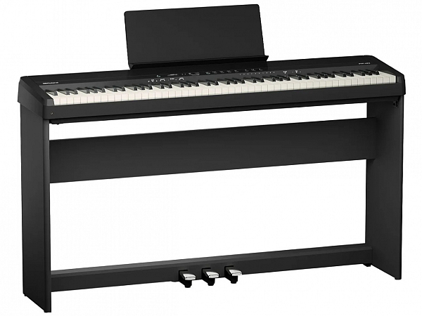 PIANO ROLAND DIGITAL FP40 BK C/ ESTANTE E PEDAL