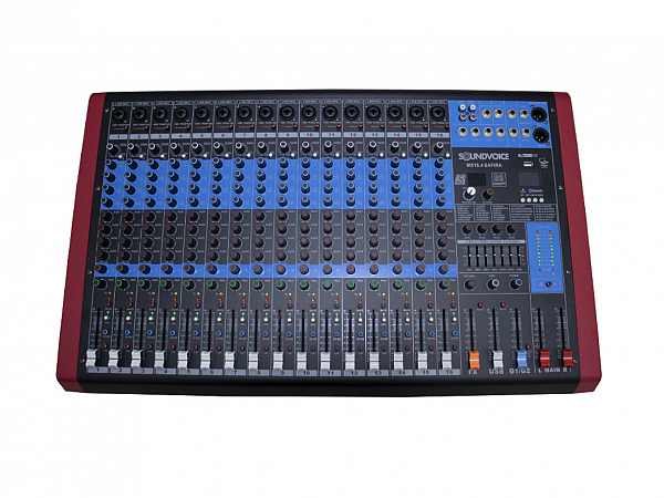 MESA SOUNDVOICE 16 CANAIS MS16.4 AUX SAFIRA