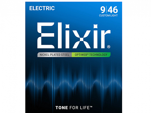 ENC GUITARRA ELIXIR 009 CUSTOM LIGHT OPTIWEB