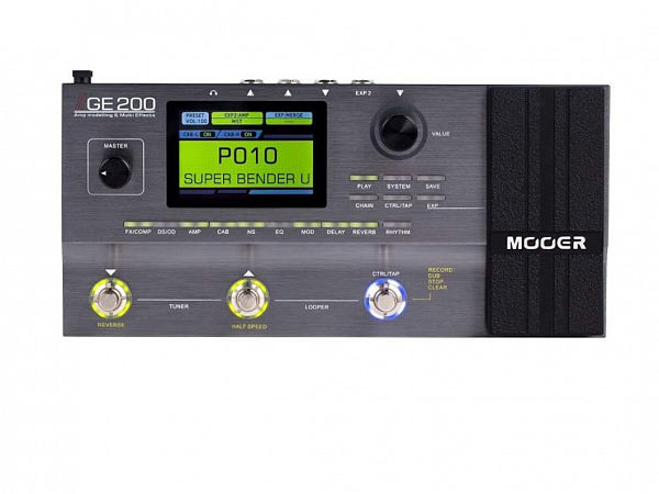 PEDALEIRA GUITARRA MOOER GE200