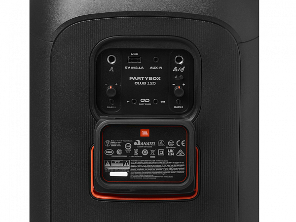 CAIXA JBL PARTYBOX CLUB 120 BLUETOOTH C/ BATERIA 160W