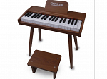 PIANO ELETRICO TURBO INFANTIL 37  TECLAS MADEIRA