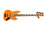 BAIXO WALDMAN JAZZ BASS 5C ATIVO GJJ505A FAF FLAMED AMBAR FLAT