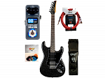 KIT GUITARRA SEIZI FUN KATANA MUSASHI HSS - PH - BLACK SPARKLE/ BLACK PICKGUARD