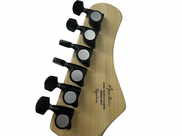 GUITARRA TAGIMA SIGNATURE ATHOS - MAURICIO ALABAMA SVSK SILVER SPARKLE C/CASE
