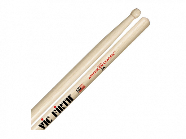 BAQUETA VIC FIRTH 3A AMERICAN CLASSIC PONTA MADEIRA