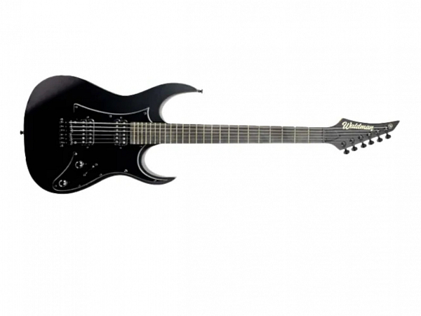GUITARRA WALDMAN SUPER STRATO WIGR131X BKS BLACK SATIN