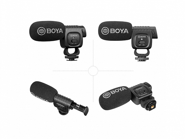 MICROFONE BOYA BY BM3011 SHOTGUN COMPACTO P/ CAMERAS/SMARPHONE/PC