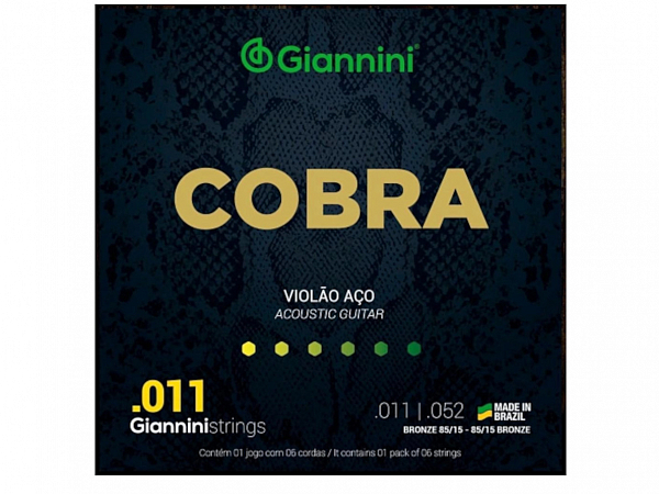 ENC VIOLAO ACO GIANNINI COBRA 011 GEEFLK