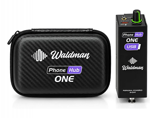 AMPLIFICADOR FONE WALDMAN PH-1USB PRETO