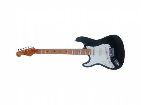 GUITARRA SX STRATO SST57 CANHOTA BK