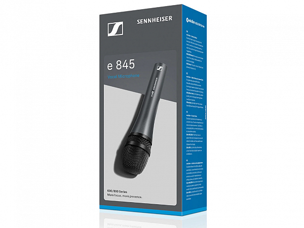 MICROFONE SENNHEISER E 845 DINAMICO SUPERCARDIOIDE