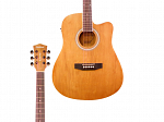 VIOLAO WALDMAN AÇO ELETRICO DCE 41 NB NATURAL BURST- FOLK