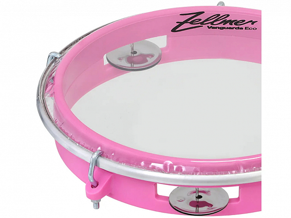 PANDEIRO ZELLMER VANGUARDA ECO 8 ABS INFANTIL ROSA