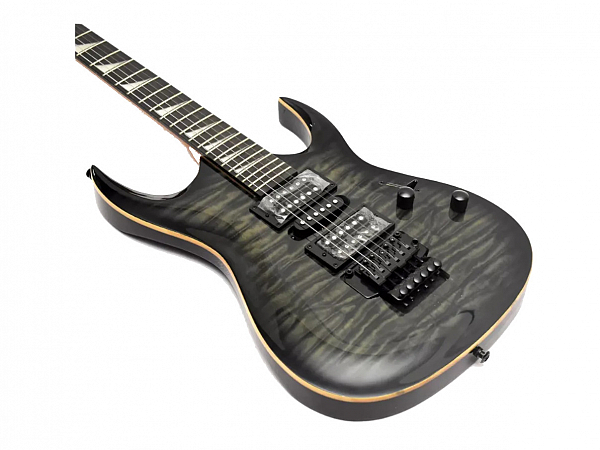 GUITARRA WALDMAN SUPER STRATO WIGR320QX NB NATURAL BURST