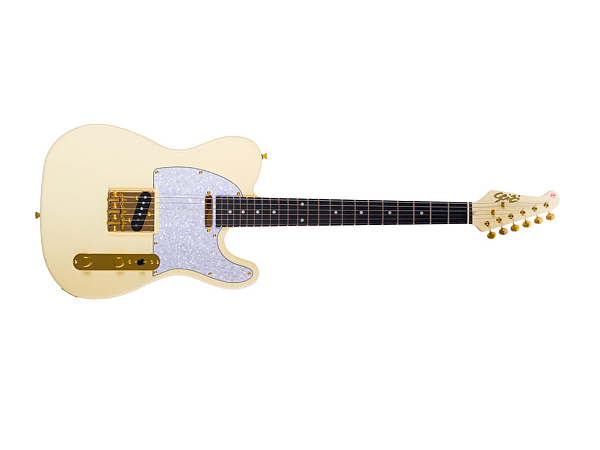 GUITARRA SEIZI VINTAGE SAITAMA TL REVERSE - PH - CREAM GOLD