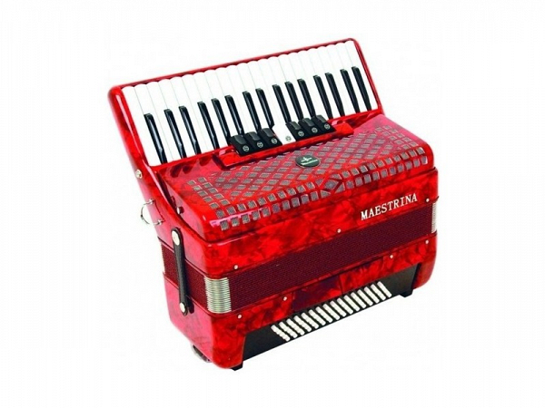 ACORDEON MAESTRINA JH2006 80 BAIXOS RED