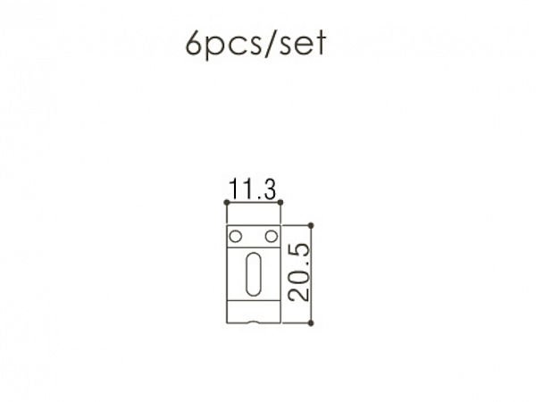 SADDLE P/TREMOLO GOTOH S-101 CBK C/6