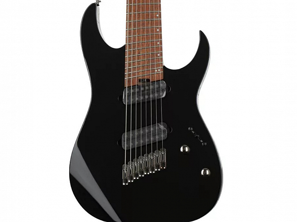 GUITARRA IBANEZ RGMS 8 BK 8 CORDAS MULTI SCALE