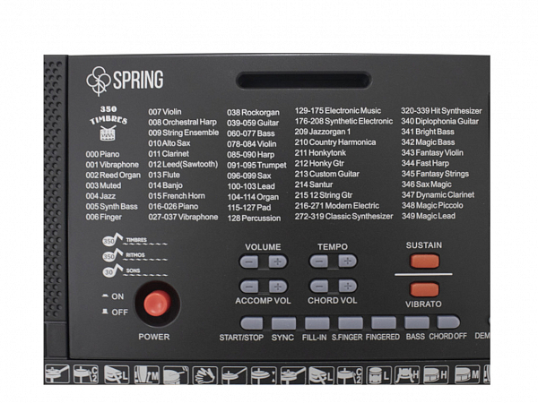 TECLADO SPRING NEW TC 161 61 TECLAS