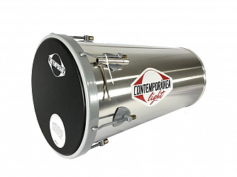 REBOLO CONTEMPORANEA 12 CONICO ALUMINIO LIGHT 1223LT PELE NAPA PRETA