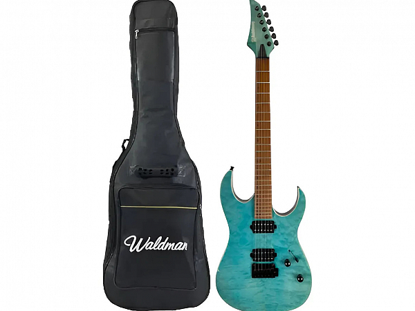 GUITARRA WALDMAN SUPER STRATO WIGR-220 QAQ/B BAG