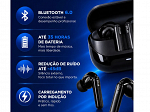 FONE DYLAN CELEBRATE AT-10 AIRTWO BLUETOOTH C/ MICROFONE PRETO