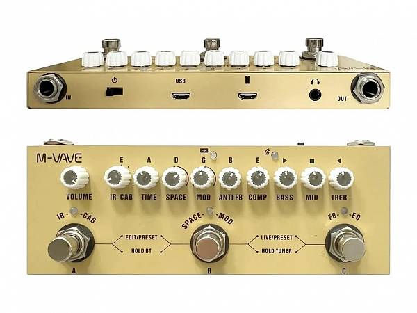 PEDALEIRA M-VAVE VIOLÃO CUVAVE CUBE BABY VD633