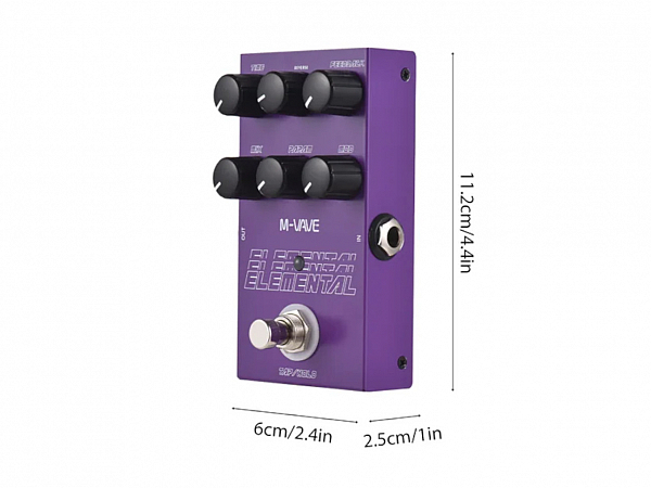 PEDAL M-VAVE VAVE975 DELAY - TAP E HOLD