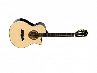 VIOLAO MICHAEL NYLON ELETRICO MINI JUMBO VMY 340 NA NATURAL