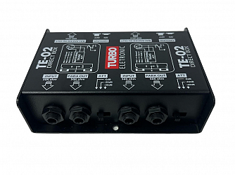 DIRECT BOX TURBO TE-02 DUPLO PASSIVO
