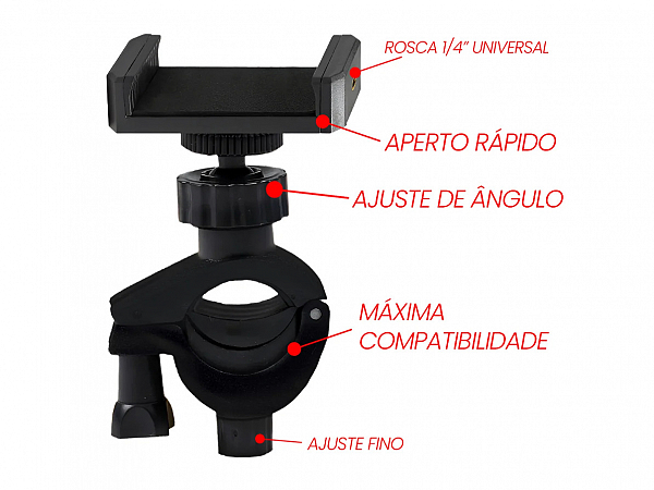 SUPORTE SMARTPHONE PARA PEDESTAL MICROFONE SMART 310030