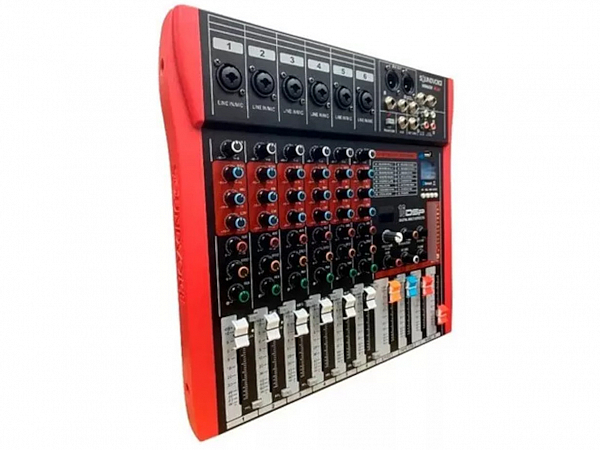MESA SOUNDVOICE 6 CANAIS MR602 RUBI - INTERFACE