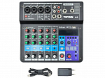 MESA TEYUN 6 CANAIS EF/EQ A6 - BLUETOOTH - USB