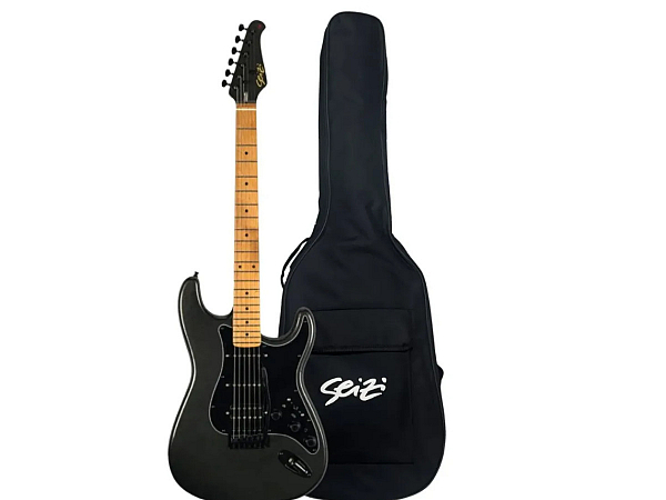 GUITARRA SEIZI VINTAGE BUDOKAN MULTISMART - METALLIC BLACK C/ EFEITO